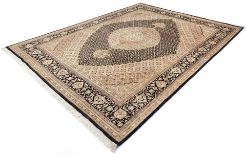Pak-Persian Black Hand Knotted 80 X 104 Area Rug 700-143413 Image 2
