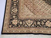 Pak-Persian Black Hand Knotted 80 X 104  Area Rug 700-143413 Thumb 5