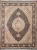 Pak-Persian Black Hand Knotted 80 X 104  Area Rug 700-143413 Thumb 0
