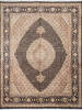 Pak-Persian Black Hand Knotted 80 X 104 Area Rug 700-143413 Thumb 0