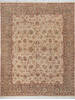 Pak-Persian Beige Hand Knotted 81 X 104  Area Rug 700-143415 Thumb 0