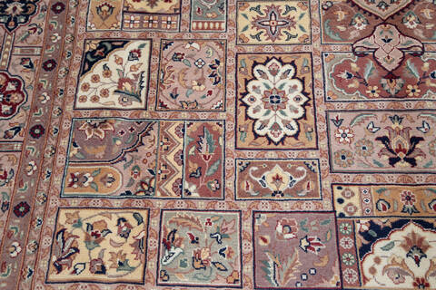 Pak-Persian Blue Hand Knotted 80 X 105 Area Rug 700-143416 Image 4