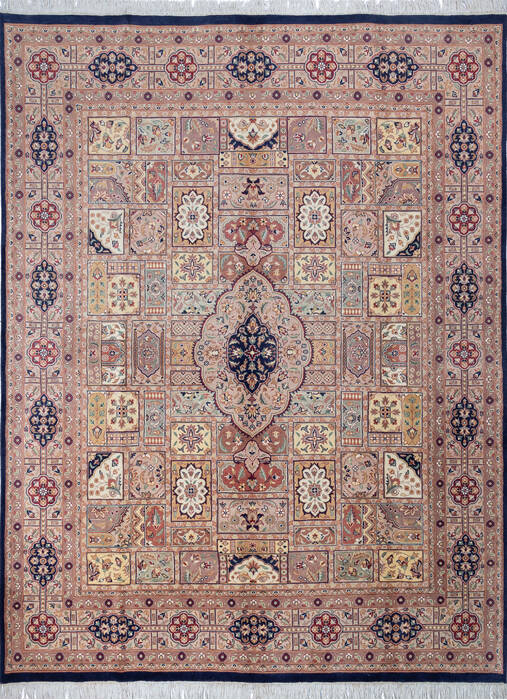 Pak-Persian Blue Hand Knotted 80 X 105 Area Rug 700-143416 Image 0