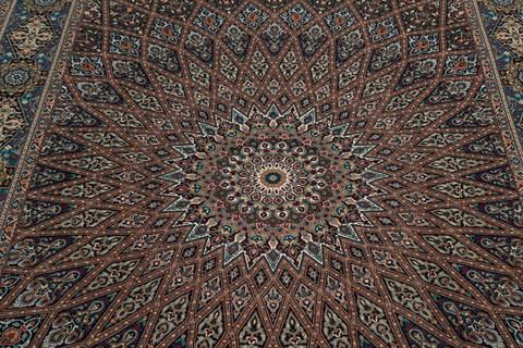 Pak-Persian Black Hand Knotted 62 X 92 Area Rug 700-143417 Image 3