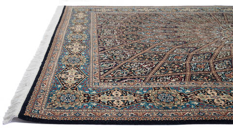 Pak-Persian Black Hand Knotted 62 X 92 Area Rug 700-143417 Image 4