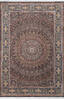 Pak-Persian Black Hand Knotted 62 X 92  Area Rug 700-143417 Thumb 0