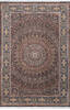 Pak-Persian Black Hand Knotted 62 X 92 Area Rug 700-143417 Thumb 0