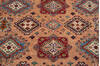 Kazak Orange Hand Knotted 80 X 95  Area Rug 700-143431 Thumb 5