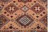 Kazak Orange Hand Knotted 80 X 95  Area Rug 700-143431 Thumb 6