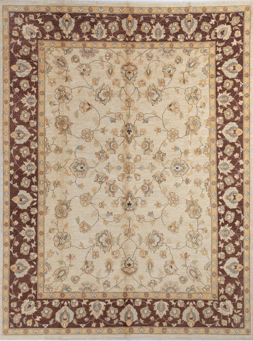 Chobi Beige Hand Knotted 810 X 119 Area Rug 700-143433 Image 0