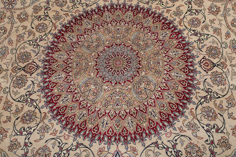 Pak-Persian Beige Hand Knotted 911 X 141 Area Rug 700-143437 Image 5