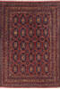Khan Mohammadi Red Hand Knotted 81 X 117  Area Rug 700-143440 Thumb 0