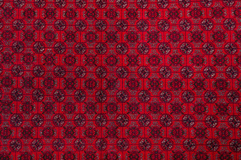 Khan Mohammadi Red Hand Knotted 101 X 155 Area Rug 700-143444 Image 5