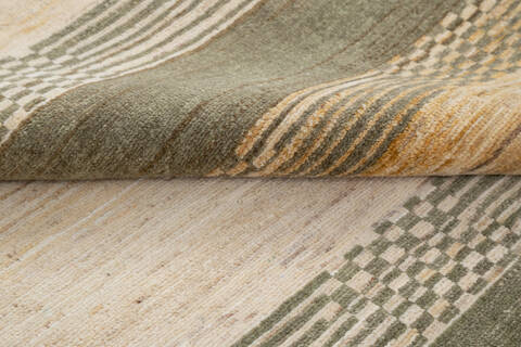 Gabbeh Multicolor Hand Knotted 65 X 97 Area Rug 700-143448 Image 6
