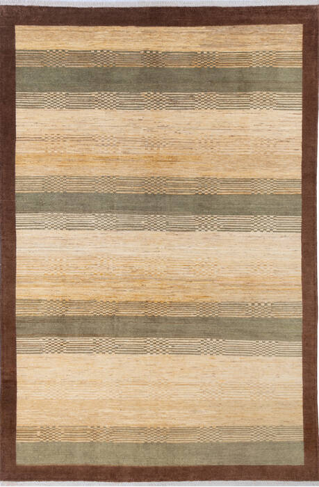 Gabbeh Multicolor Hand Knotted 65 X 97 Area Rug 700-143448 Image 0