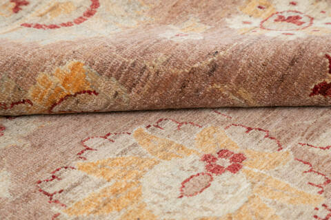 Chobi Brown Square Hand Knotted 67 X 69 Area Rug 700-143449 Image 5