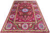 Modern Red Hand Knotted 68 X 99 Area Rug 700-143450 Thumb 1