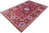Modern Red Hand Knotted 68 X 99  Area Rug 700-143450 Thumb 2