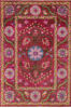 Modern Red Hand Knotted 68 X 99 Area Rug 700-143450 Thumb 0
