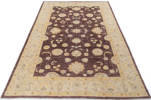 Chobi Brown Hand Knotted 68 X 98 Area Rug 700-143452 Image 1