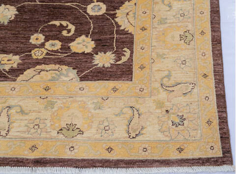Chobi Brown Hand Knotted 68 X 98 Area Rug 700-143452 Image 4