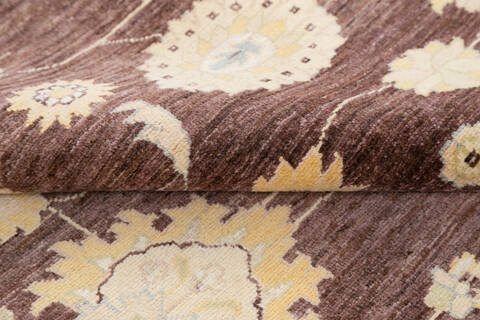 Chobi Brown Hand Knotted 68 X 98 Area Rug 700-143452 Image 6