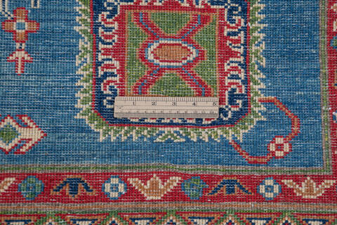 Kazak Blue Hand Knotted 69 X 95 Area Rug 700-143454 Image 7