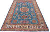 Kazak Blue Hand Knotted 69 X 95  Area Rug 700-143454 Thumb 1