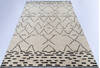 Moroccan Beige Hand Knotted 65 X 911  Area Rug 700-143456 Thumb 1