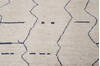 Moroccan White Hand Knotted 64 X 100  Area Rug 700-143457 Thumb 3