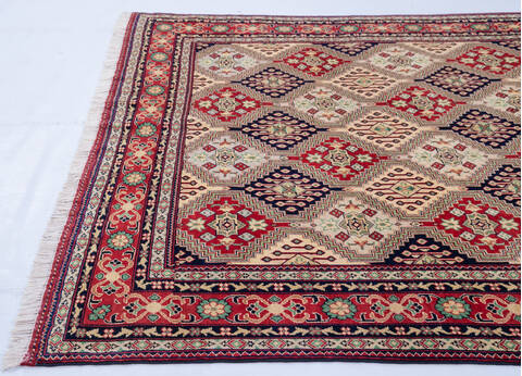 Khan Mohammadi Multicolor Hand Knotted 64 X 97 Area Rug 700-143459 Image 3
