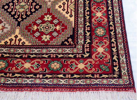 Khan Mohammadi Multicolor Hand Knotted 64 X 97 Area Rug 700-143459 Image 4