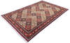 Khan Mohammadi Multicolor Hand Knotted 64 X 97  Area Rug 700-143459 Thumb 2