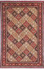 Khan Mohammadi Multicolor Hand Knotted 64 X 97  Area Rug 700-143459 Thumb 0