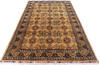 Khan Mohammadi Yellow Hand Knotted 66 X 98  Area Rug 700-143460 Thumb 1