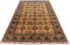 Khan Mohammadi Yellow Hand Knotted 66 X 98 Area Rug 700-143460 Thumb 1