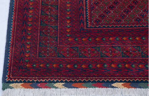 Khan Mohammadi Red Hand Knotted 66 X 92 Area Rug 700-143462 Image 5
