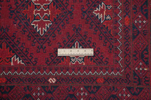 Khan Mohammadi Red Hand Knotted 66 X 95 Area Rug 700-143463 Image 7