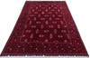 Khan Mohammadi Red Hand Knotted 66 X 95  Area Rug 700-143463 Thumb 1