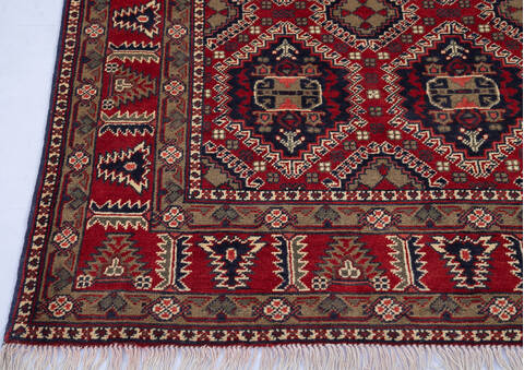 Khan Mohammadi Multicolor Hand Knotted 68 X 98 Area Rug 700-143466 Image 5