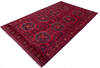 Khan Mohammadi Red Hand Knotted 67 X 106  Area Rug 700-143469 Thumb 2