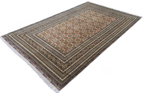 Khan Mohammadi Beige Hand Knotted 67 X 103 Area Rug 700-143472 Image 2