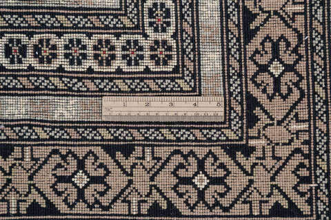 Khan Mohammadi Beige Hand Knotted 67 X 103 Area Rug 700-143472 Image 7