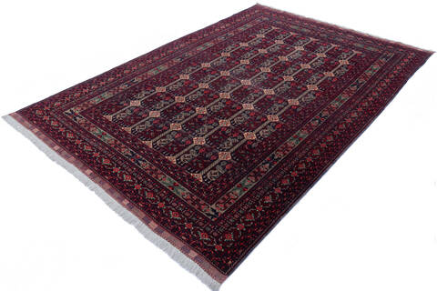 Khan Mohammadi Multicolor Hand Knotted 68 X 93 Area Rug 700-143474 Image 2