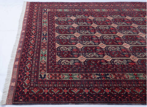 Khan Mohammadi Multicolor Hand Knotted 68 X 93 Area Rug 700-143474 Image 4