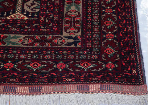 Khan Mohammadi Multicolor Hand Knotted 68 X 93 Area Rug 700-143474 Image 5