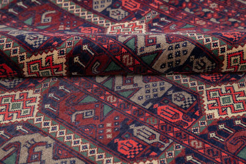 Khan Mohammadi Multicolor Hand Knotted 68 X 93 Area Rug 700-143474 Image 6