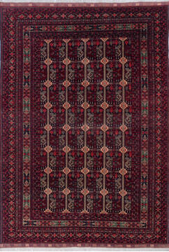 Khan Mohammadi Multicolor Hand Knotted 6'8" X 9'3"  Area Rug 700-143474