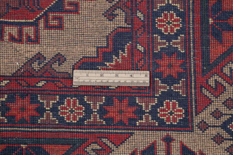 Khan Mohammadi Red Hand Knotted 69 X 95 Area Rug 700-143475 Image 7