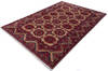 Khan Mohammadi Red Hand Knotted 69 X 95  Area Rug 700-143475 Thumb 2